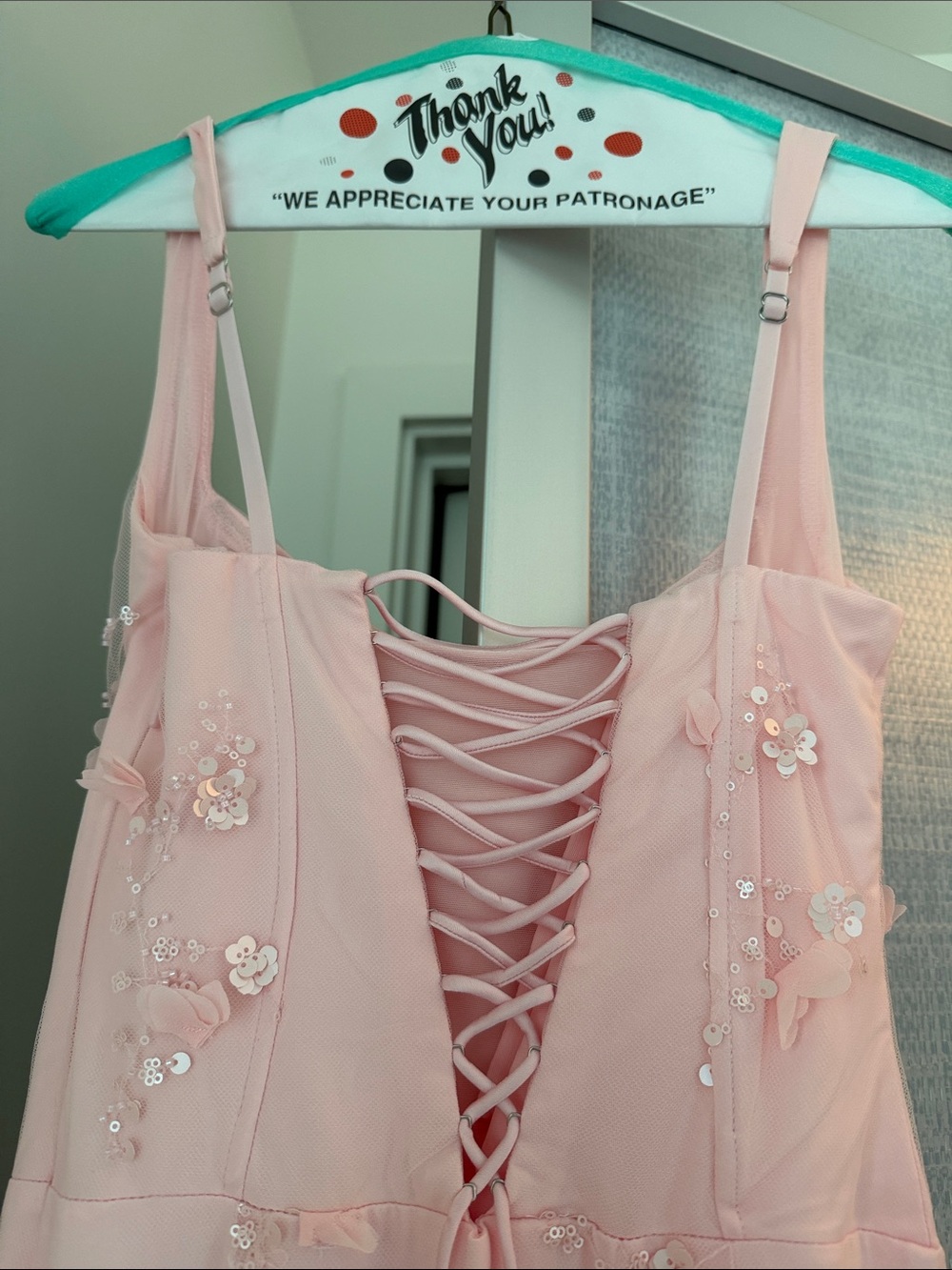 Oh Polly Pink Embellished Maxi Dress - Picture 11 of 12